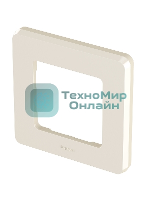 Рамка 1 пост слоновая кость Inspiria