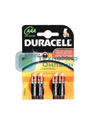 Батарейка DURACELL LR03-4BL BASIC (4 шт. в уп-ке)