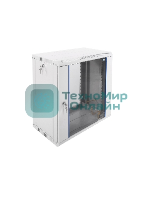 Шкаф телеком. настенный разборный 12U (600х350) дверь стекло (ШРН-Э-12.350) (1 коробка)