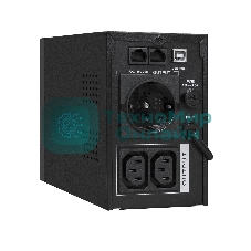 Источник бесперебойного питания ExeGate SpecialPro UNB-1000.LED.AVR.1SH.2C13.RJ.USB 1000VA/550W, LED, AVR,1*Schuko+2*C13, RJ45/11,USB, металлический корпус, черный