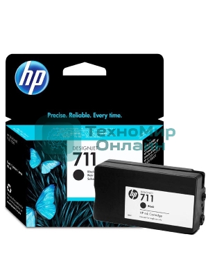 Картридж струйный HP №711 CZ133A черный для HP DJ T120/T520 (80мл)