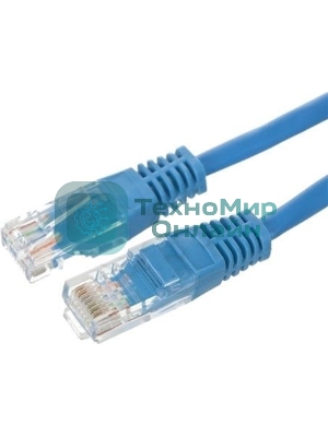 Патч-корд NTSS NTSS-PC-UTP-RJ45-5e-3.0-LSZH-BU NTSS-PC-UTP-RJ45-5E-3.0-LSZH UTP RJ-45 вил.-вилка RJ-45 cat.5e 3м синий LSZH (уп.:1шт) 26AWG