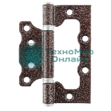 Петля накладная ПНУ-100, антик медь, 4шт. (Металлист) Россия