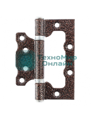 Петля накладная ПНУ-100, антик медь, 4шт. (Металлист) Россия