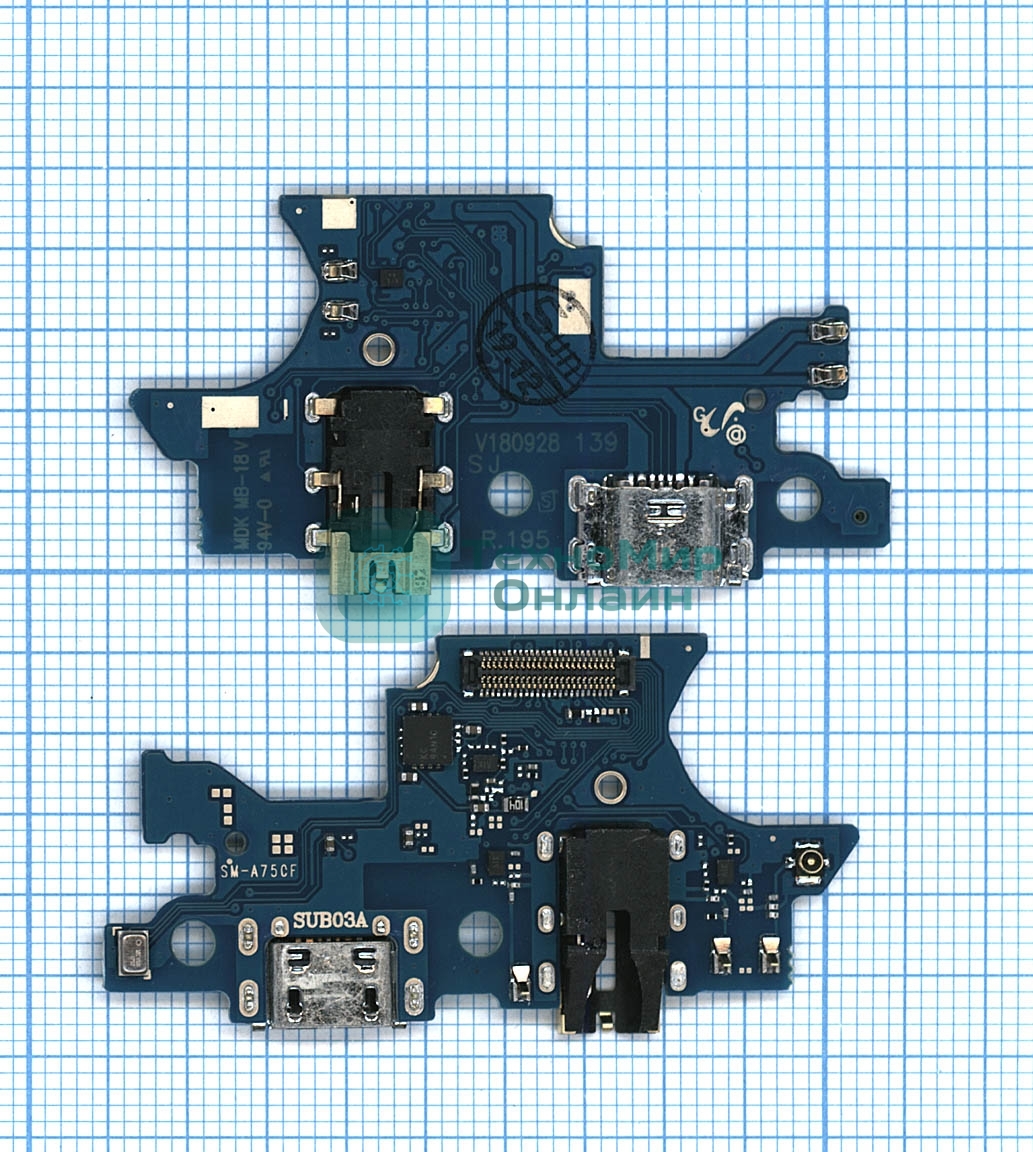 Шлейф разъема питания для Samsung Galaxy A7 2018 A750
