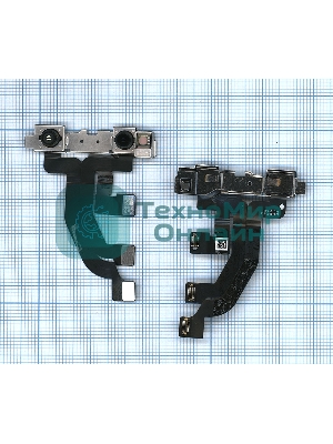 Шлейф фронтальной камеры с датчиком приближения для iPhone X