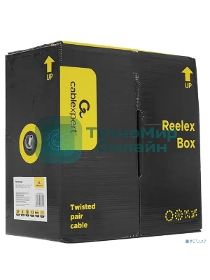 Кабель Cablexpert UPC-6004-SOL UTP кат.6, 4 пары, 0.57мм CCA одножильный серый (305м)