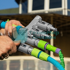 Разветвитель четырехканальный Palisad LUXE с внутренней резьбой 3/4