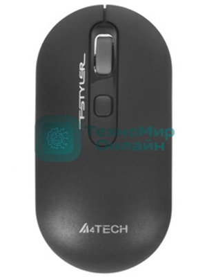 Мышь беспроводная A4Tech Fstyler FG20 серый, 2000 dpi, радиоканал, USB, кнопки - 4