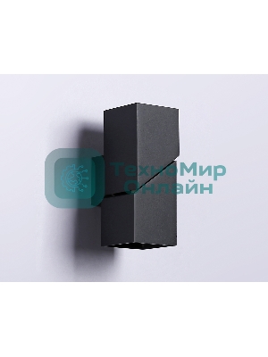 Настенный светильник со сменной лампой Ambrella light FW2475 BK черный G9 max 40W 155*60*90