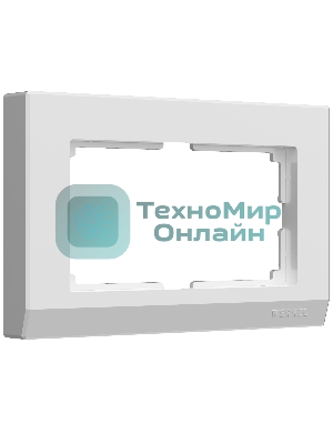 Рамка для двойной розетки (белый) W0081801