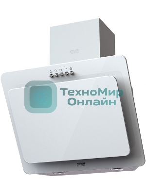 Вытяжка наклонная KRONA Liva 500 White PB белый, 50 см, 715 куб. м/ч, 52 дБ