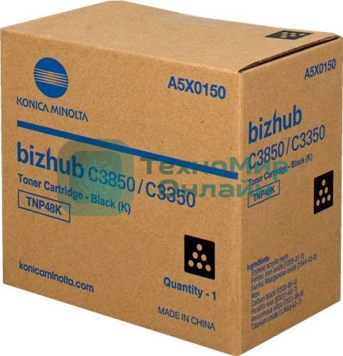 Тонер-картридж Konica-Minolta bizhub C3350/C3850 черный TNP-48K