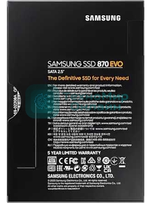 Накопитель SSD Samsung 870 EVO, 500Gb, SATA III, 2.5