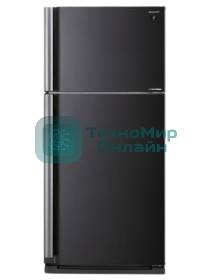 Холодильник Sharp SJ-XE59PMBK черный двухкамерный 430/148л морозилка сверху, No Frost