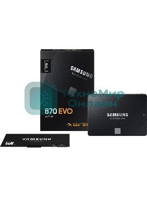 Накопитель SSD Samsung 870 EVO, 1Tb, SATA III, 2.5