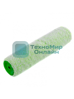 Валик сменный Сибртех Работы с древесиной, 250 мм, ворс 12 мм, D 48 мм, D ручки 8 мм, микроволокно