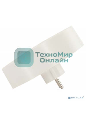 Разветвитель ЭРА 3-м SPx-3e-W с заземл. 16А бел.