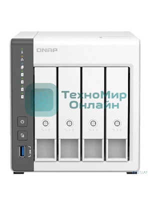 Сетевое хранилище NAS Qnap D4 (REV. C) 4-bay настольный Cortex-A55 RK3568B2