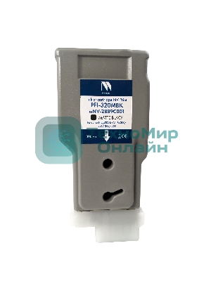 Картридж струйный NVPrint PFI-320MBK (NV-2889C001) Matte Black для Canon ImagePROGRAF TM-200/205/300/305 (300 мл) совместимый