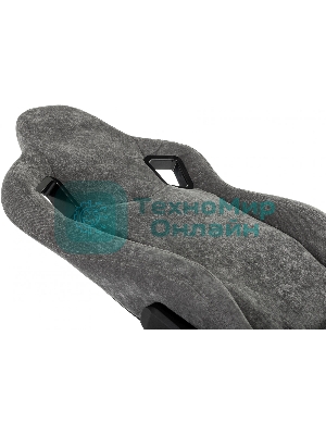 Кресло Zombie Ghost Fabric серый, ткань, 120 кг, механизм качания