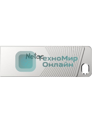 Флешка USB Netac UM1 (NT03UM1N-016G-32PN), 16Gb, USB 3.2, R/W 150/45, серебристый