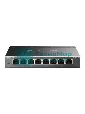 Коммутатор TP-Link SMB TL-SG108E 8-port Desktop Gigabit Switch, 8 10/100/1000M RJ45 ports