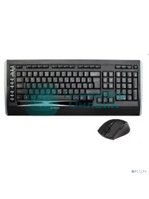 Комплект клавиатура+мышь A4TECH 9300F беспроводной, USB, 2000 DPI, чёрный