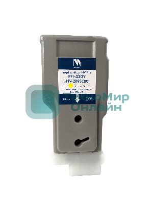 Картридж струйный NVPrint PFI-320Y (NV-2893C001) Yellow для Canon ImagePROGRAF TM-200/205/300/305 (300 мл) совместимый