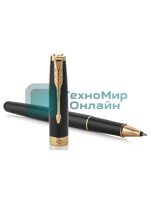 Ручка роллер Parker Sonnet Core T530 (CW1931496) LaqBlack GT F черн. черн. подар.кор.