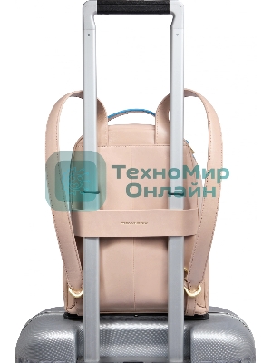 Рюкзак женский Piquadro Blue Square CA6677B2/RO2 пудровый кожа