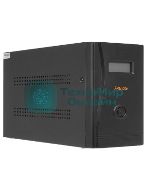 Источник бесперебойного питания ExeGate EP285484RUS SpecialPro Smart LLB-1000.LCD.AVR.C13.RJ.USB 1000VA/650W, LCD, AVR, 6*IEC-C13, RJ45/11, USB, черный