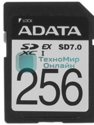 Флеш карта SD 256Gb ADATA Premier Extreme SDXC Class 10 UHS-I U3 V30S 800/700 MB/s (UD256GEX3L1-C)