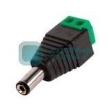 Разъем DC штекер питания с клеммной колодкой, под винт Adapter-HF