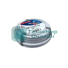 Провод соединительный ПВС Rexant 2x0,75 мм², белый, длина 5 метров, ГОСТ 7399-97