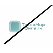 Трубка термоусадочная Rexant 2.0/1.0 1 м черный