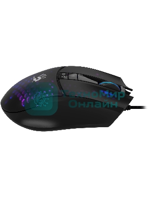 Мышь проводная A4Tech Bloody L65 Max черный/фиолетовый, 12000 dpi, USB, кнопки - 7