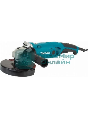 Угловая шлифовальная машина Makita GA6021 УШМ,ф150мм, 1050Вт,10000об\м,2.3кг,кор,муфта SJS,фикс вкл-ля,шлиф диск