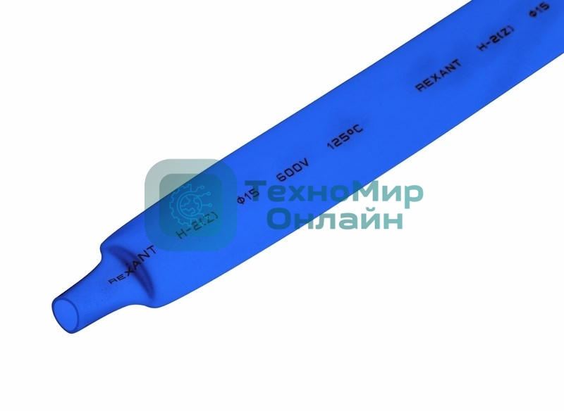 Трубка термоусаживаемая PROconnect ТУТ 15,0/7,5мм, синяя, упаковка 50 шт. по 1м,