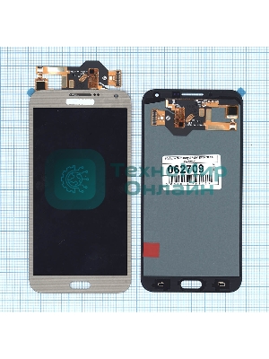 Дисплей для Samsung Galaxy E7 SM-E700 OLED золотой