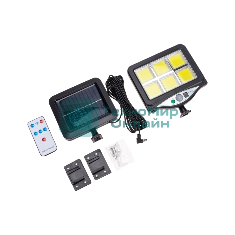 Светильник прожекторный Стрэнд, 6500К, встроенный аккумулятор, солнечная панель, коллекция Лондон Rexant