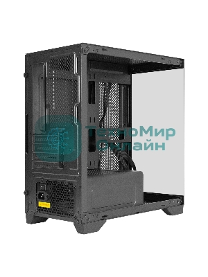 Компьютерный корпус Minitower ExeGate i3 SEA LE-NPX750 (mATX, БП 750NPX, 1хUSB+1хUSB 3.0, HD аудио, черный, передняя и боковая панели - закаленное стекло)