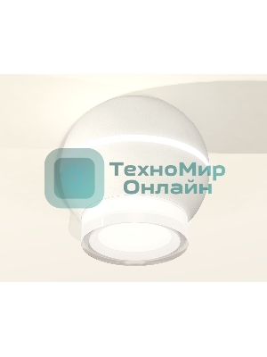 Светильник Ambrella Light XS1101042 SWH/FR/CL белый песок/белый матовый/прозрачный MR16 GU5.3 LED 3W 4200K (C1101, N7160)