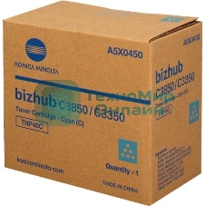 Тонер-картридж Konica-Minolta bizhub C3350/C3850 синий TNP-48C