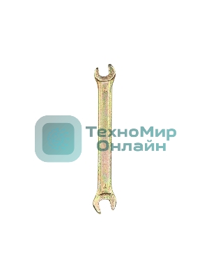 Ключ гаечный рожковый Rexant 6х7 мм, желтый цинк