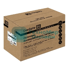 Источник бесперебойного питания ExeGate SpecialPro UNB-1200.LED.AVR.2SH.3C13 1200VA/750W, LED, AVR, 2*Schuko+3*C13, съемн.кабель, металлический корпус, черный