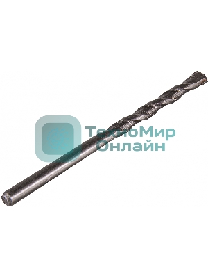 Сверло по бетону ВИХРЬ 6x100, цилиндрический хвостовик (1 шт. в блистере)