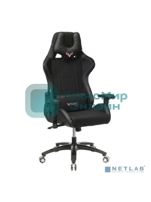 Кресло Бюрократ VIKING 4 AERO BLACK EDITION черный, экокожа, 120 кг, механизм качания