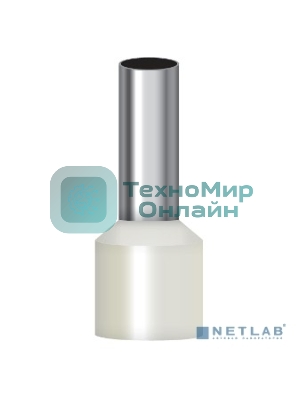 Наконечник-гильза изол. Е1012 10 кв.мм (уп. 100 шт) IEK UGN10-010-07-12