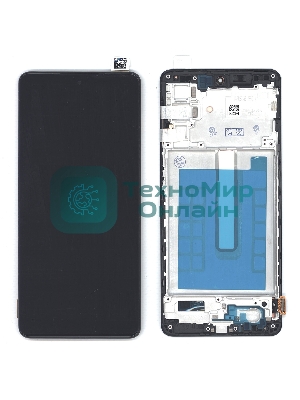Дисплей для Samsung Galaxy M52 5G SM-M526F в сборе с тачскрином и рамкой OLED черный